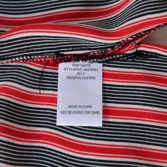 DR2 Striped Long Sleeve Button Down Blouse - Picture 10 of 13